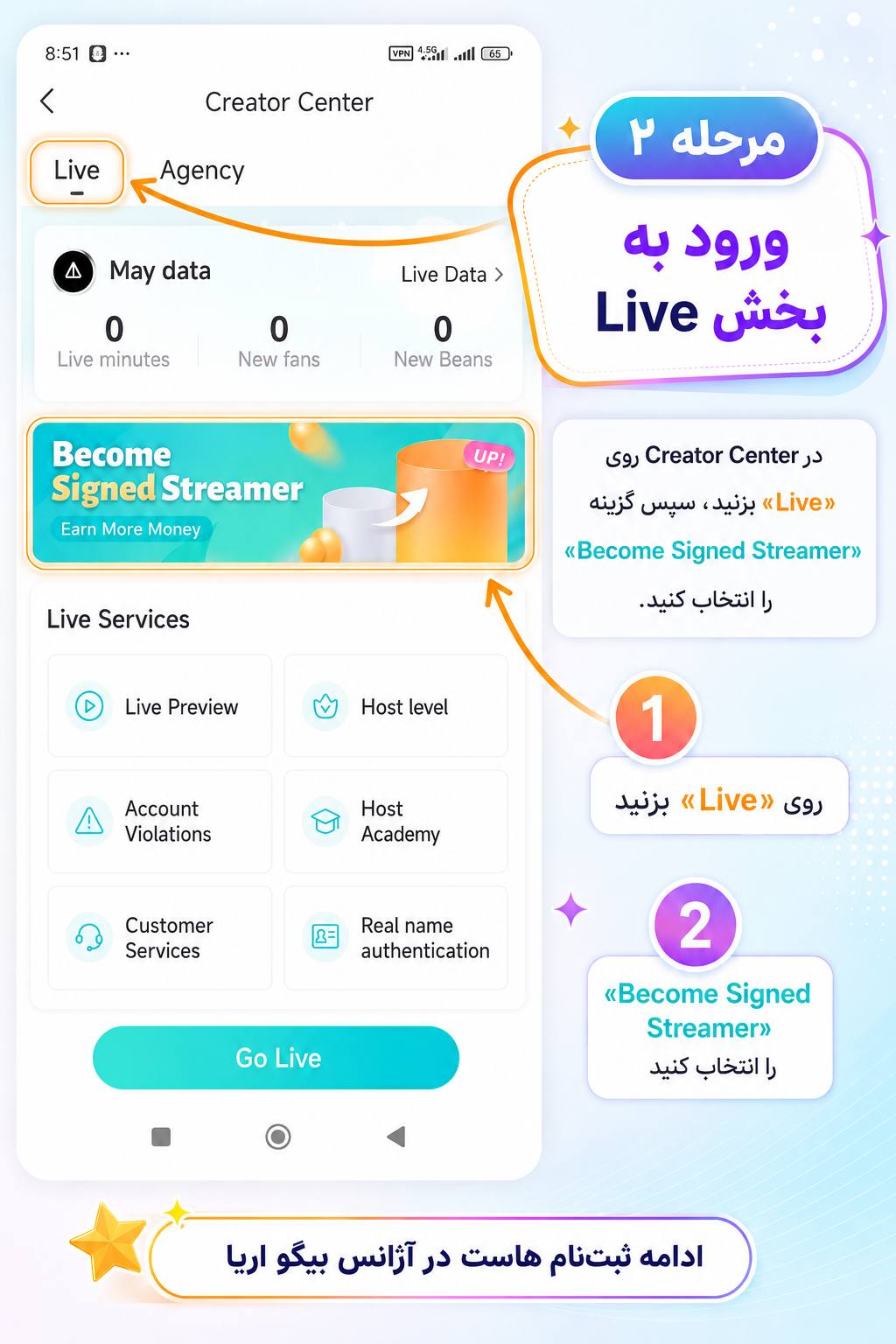 آموزش هاست شدن - تصویر 2